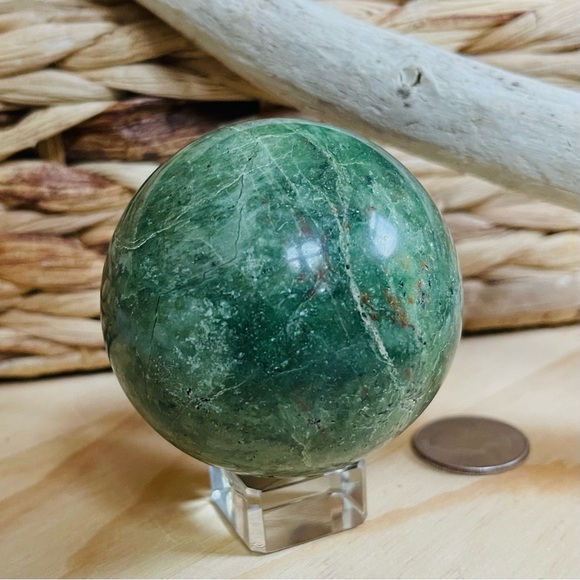 Olive opal sphere - Picture 5 of 6
